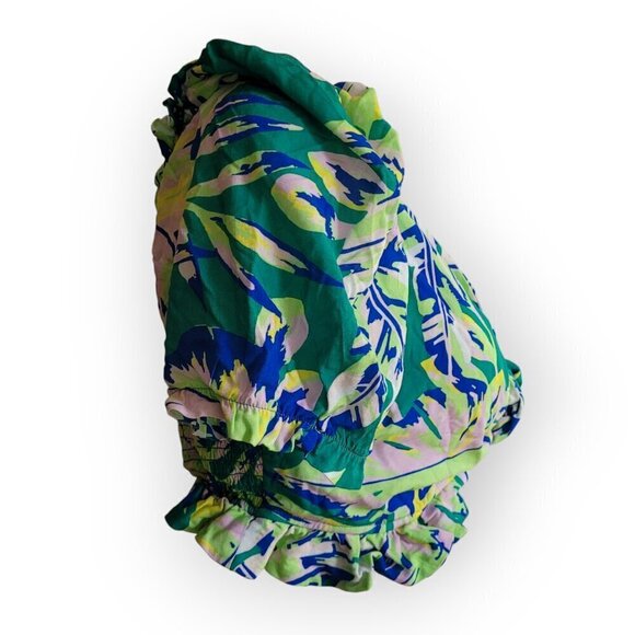 Revolve Maaji Green Front Tie Crop Top, Size L, Eco-Friendly - Picture 4 of 14